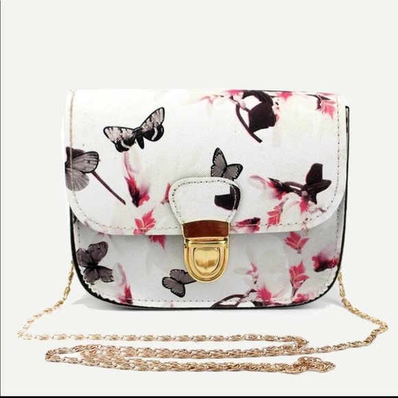Handbags - Floral Chain Bag
